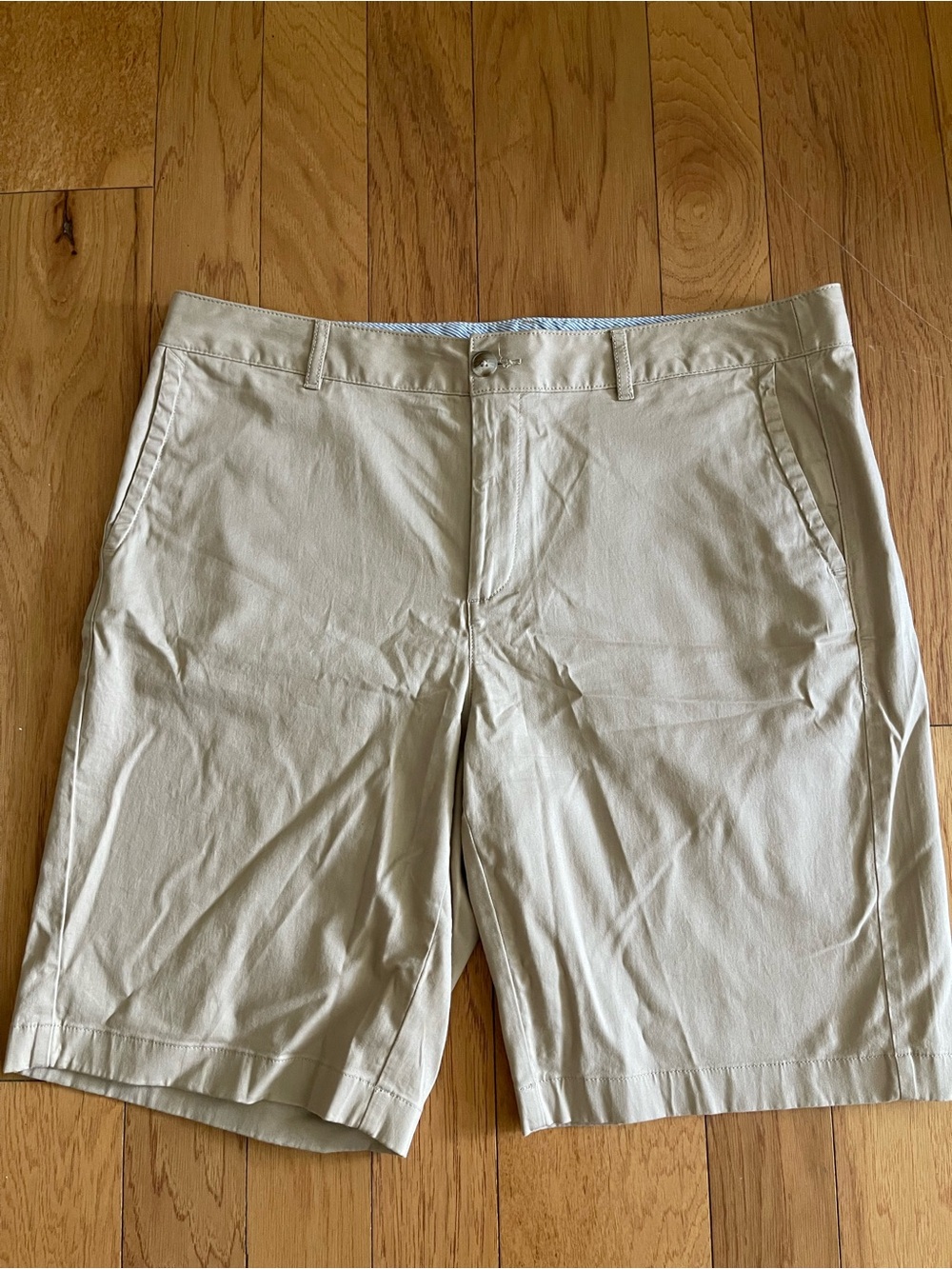 L.L.Bean Size 14 Favorite Fit Khaki Bermuda Shorts